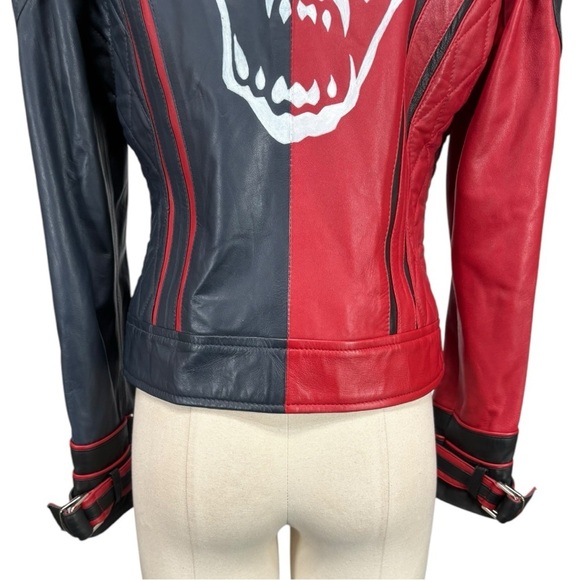 America Jackets Harley Quinn Suicide Squad Leather Jacket Size Large - Picture 6 of 12